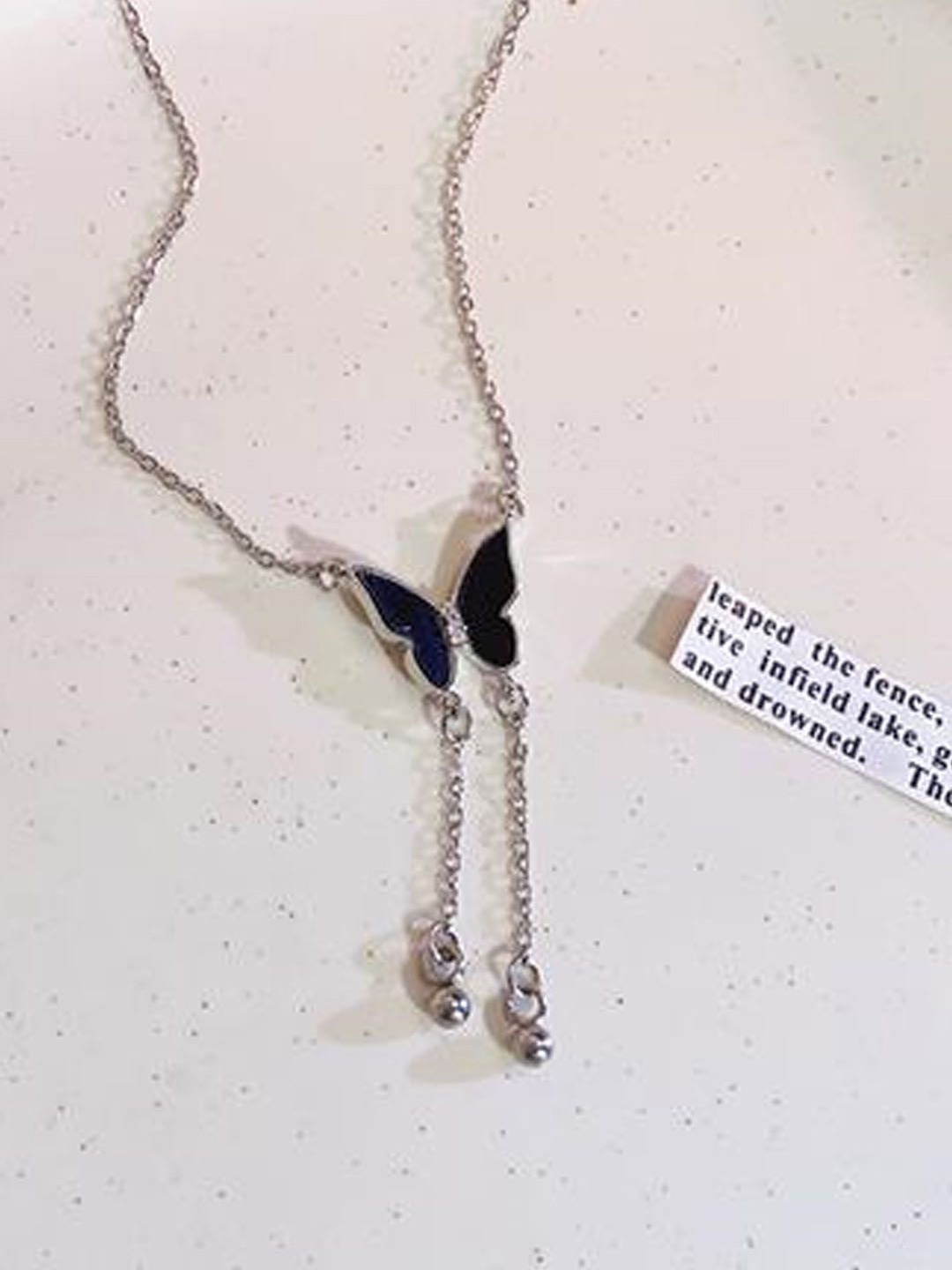 

StyleCast Silver-Toned Elegant Minimal Chain