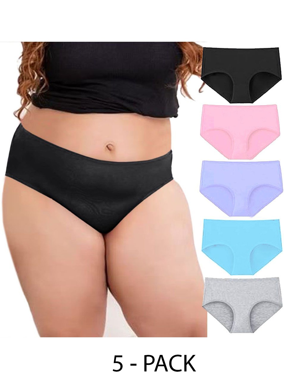 

Diving Deep Pack of 5 Hipster Briefs, Multi