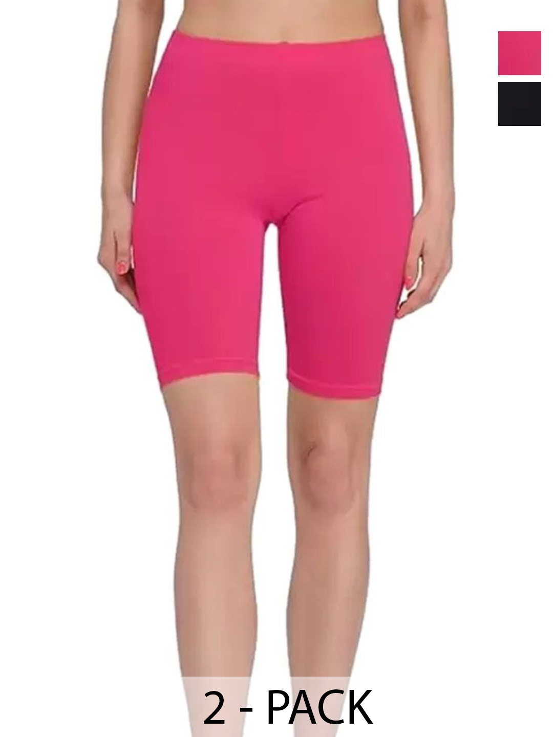 

Diving Deep Women Pack of 2 Boy Shorts Briefs, Pink