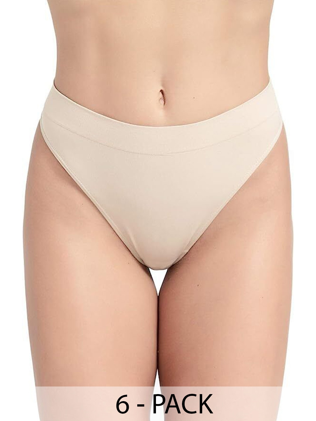 

Diving Deep Pack of 6 Thongs Briefs, White