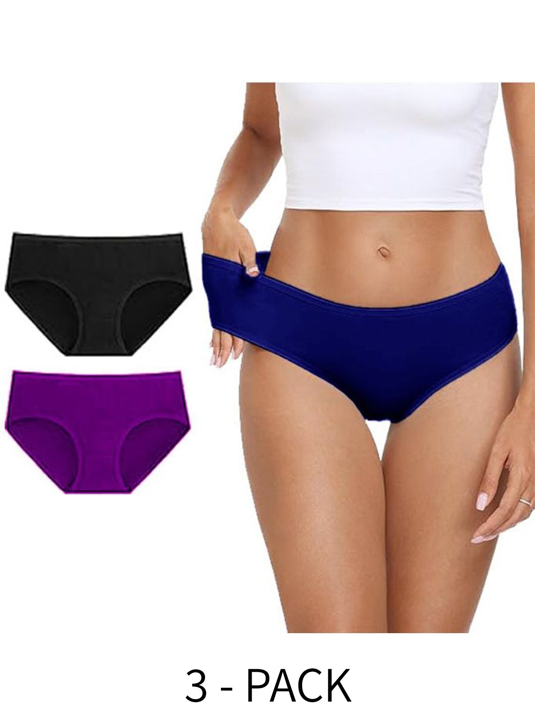 

Diving Deep Pack of 3 Hipster Briefs, Multi