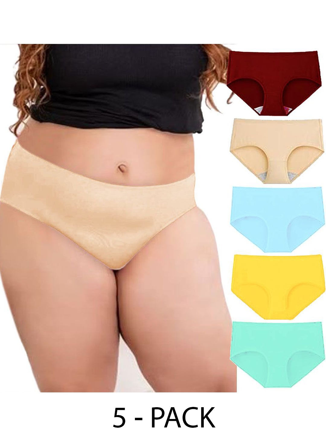 

Diving Deep Pack of 5 Hipster Briefs, Multi