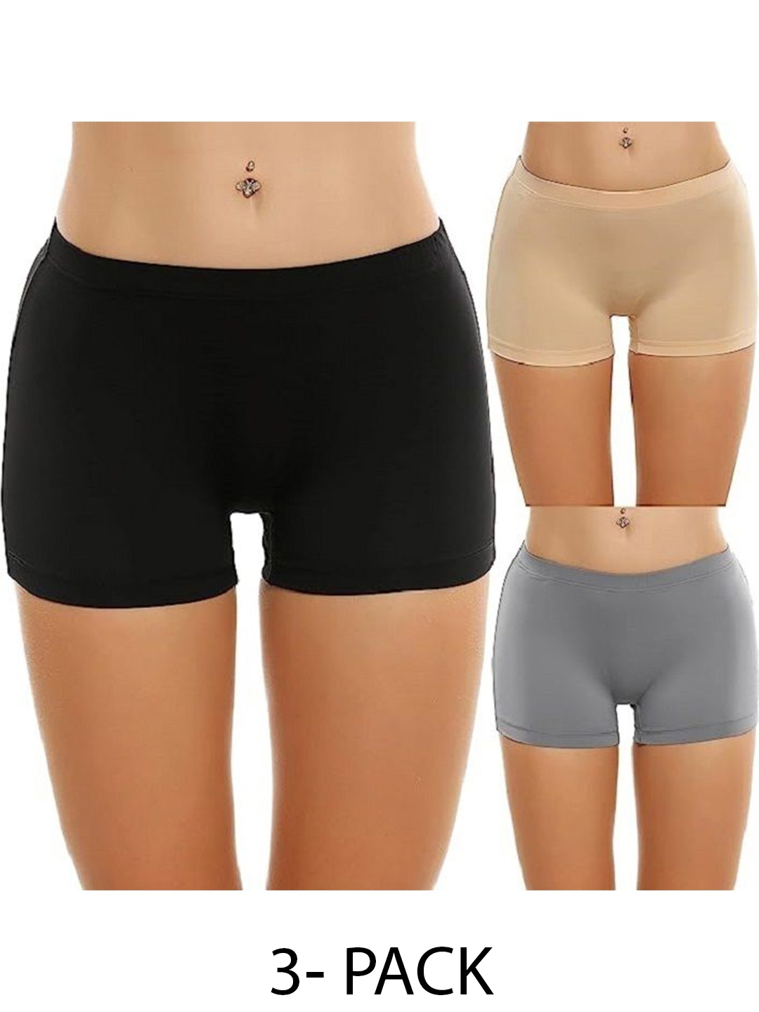 

Diving Deep Pack of 3 Boy Shorts Briefs, Multi