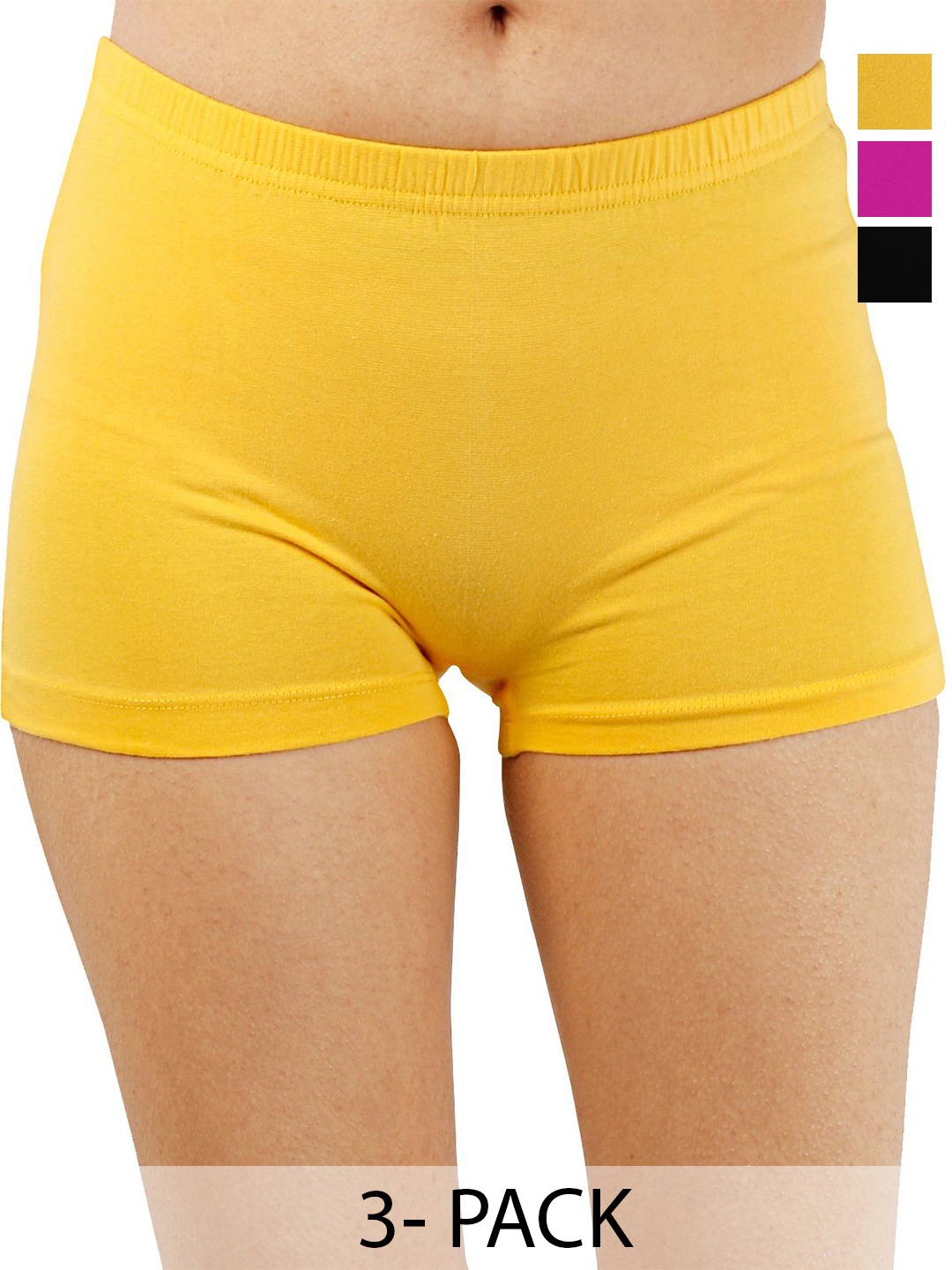 

Diving Deep Pack of 3 Boy Shorts Briefs, Pink