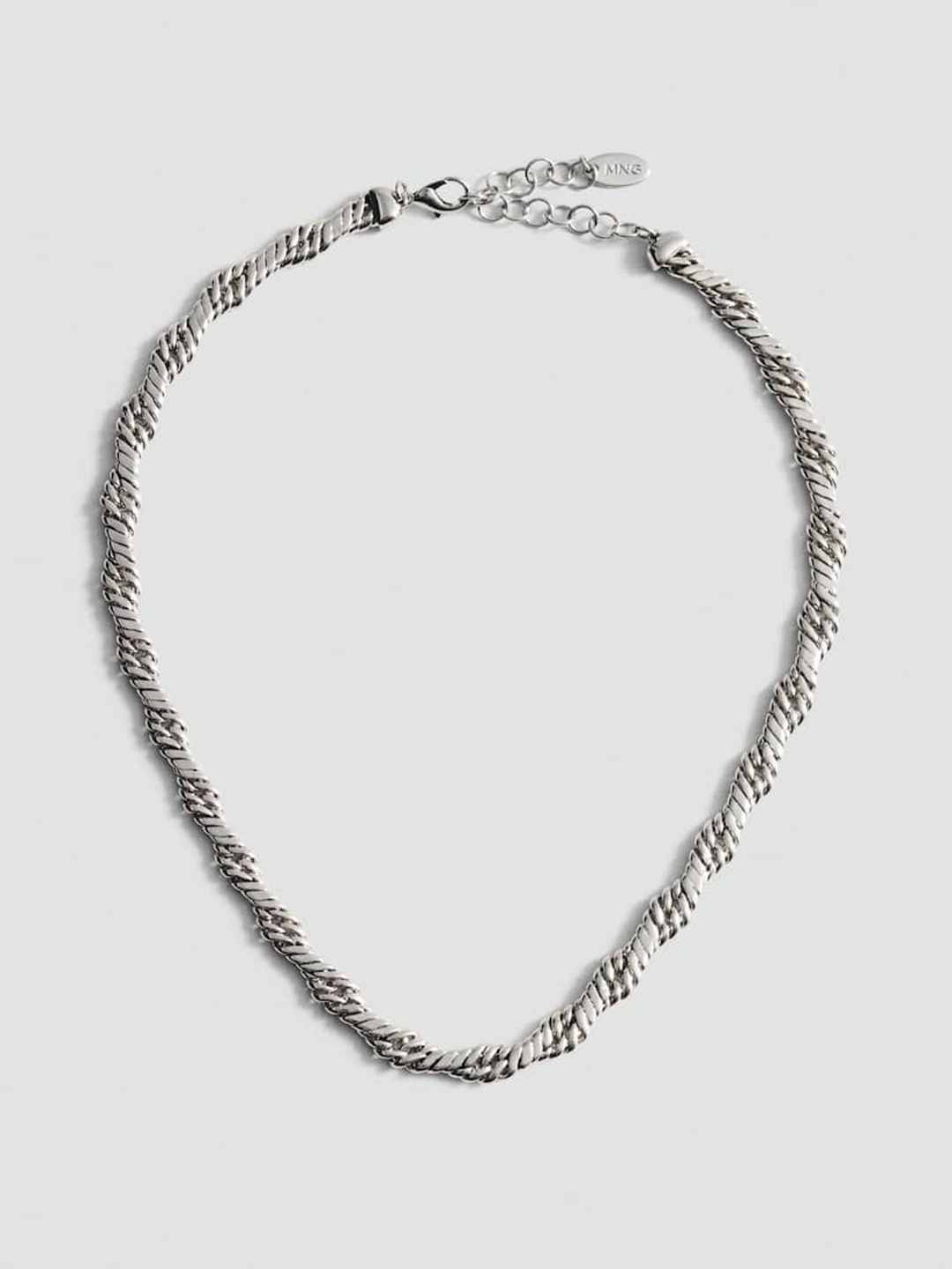 

MANGO Link Chain Design Necklace, Silver