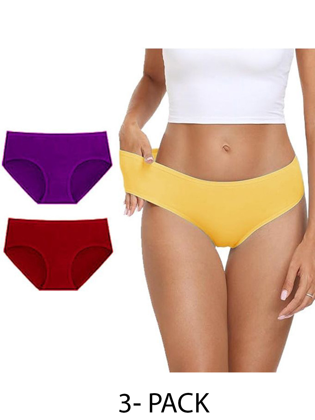 

Diving Deep Pack of 3 Hipster Briefs, Multi
