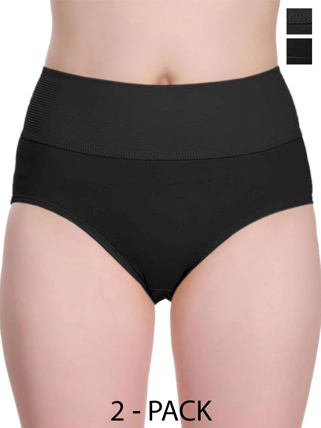 

Diving Deep Pack of 2 Hipster Briefs, Black