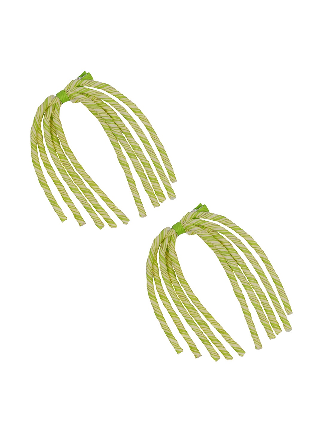 

Aye Candy Girls Set of 2 Embellished Alligator Hair Clip, Green