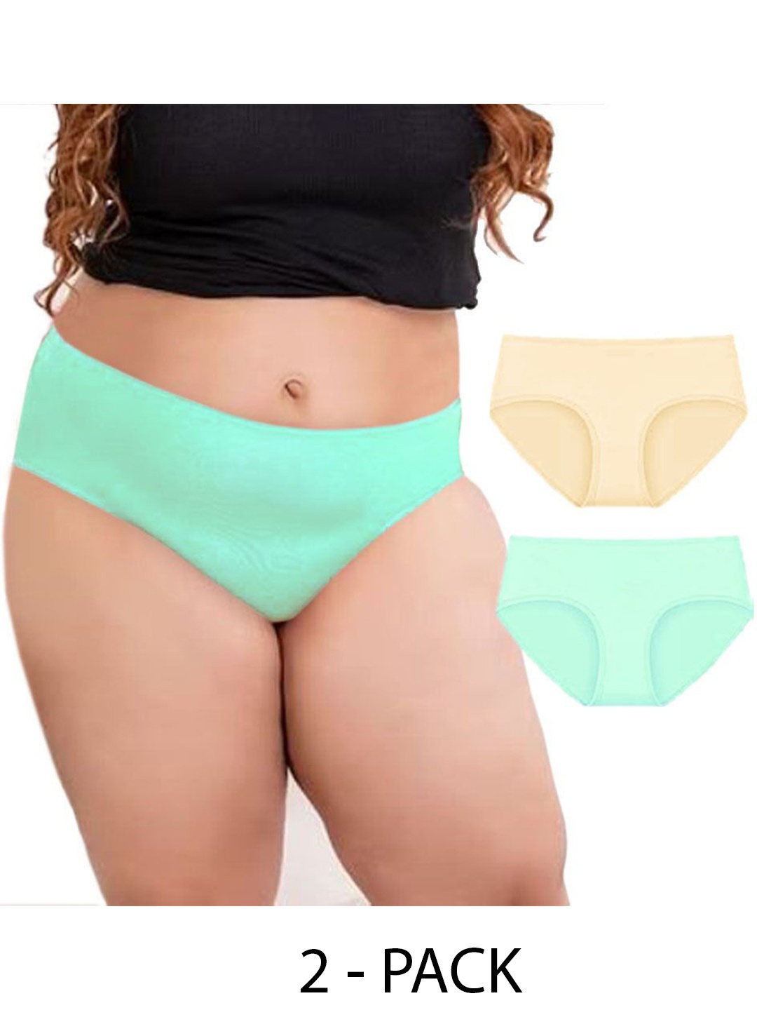 

Diving Deep Women Pack of 2 Hipster Briefs, Assorted