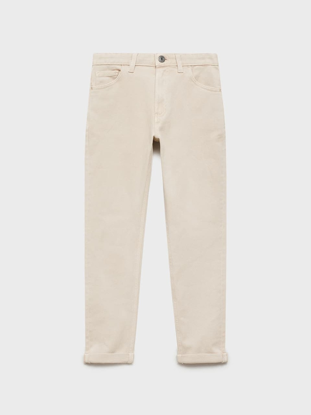 

Mango Kids Boys Straight Fit Trousers, Beige