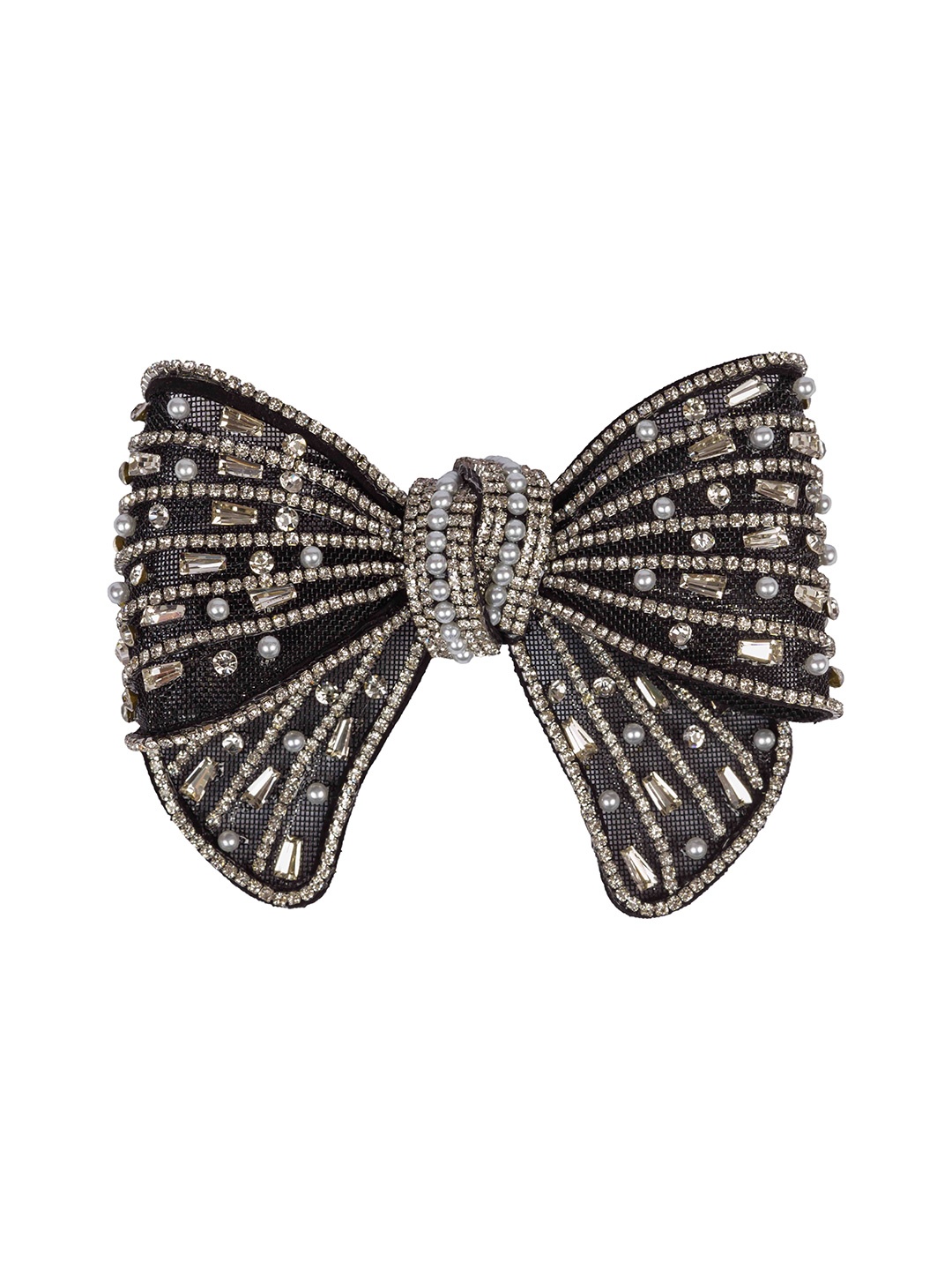 

Aye Candy Girls Embellished Alligator Hair Clip, Black