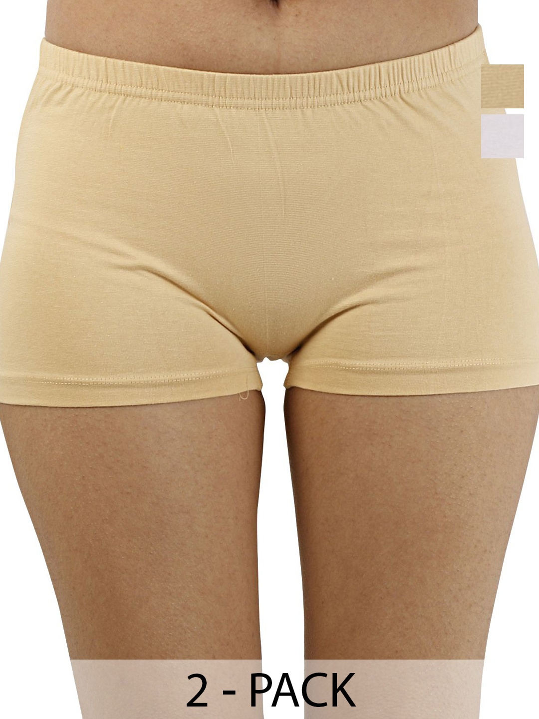 

Diving Deep Pack of 2 Boy Shorts Briefs, Beige