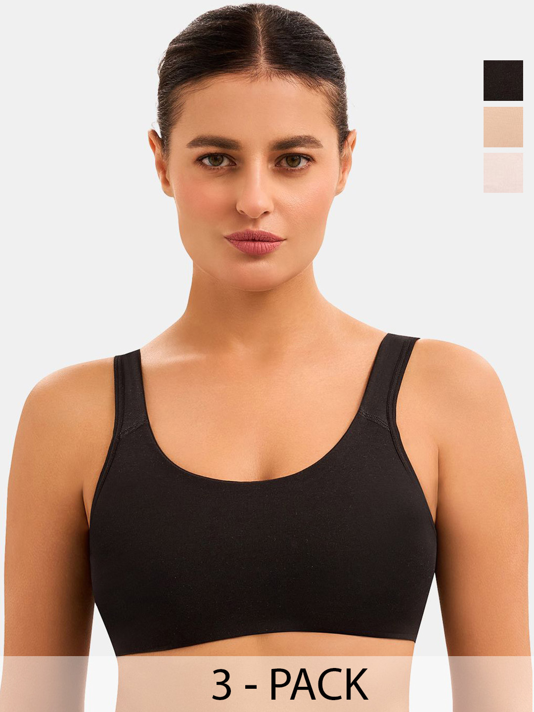 

SKDREAMS Bra Full Coverage, Black