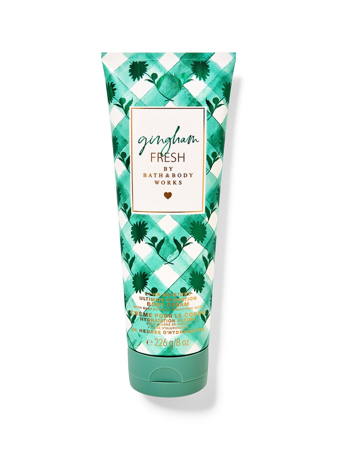 

Bath & Body Works Gingham Fresh Ultimate Hydration Body Cream - 226g, Green