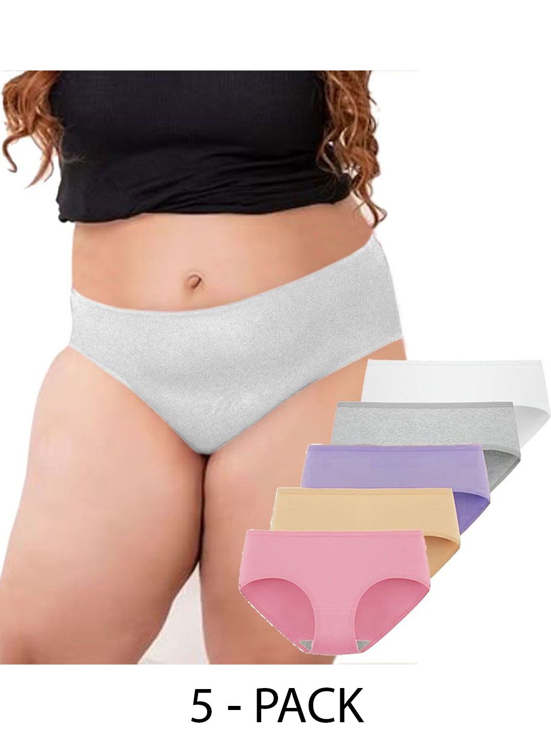 

Diving Deep Pack of 5 Hipster Briefs, Multi