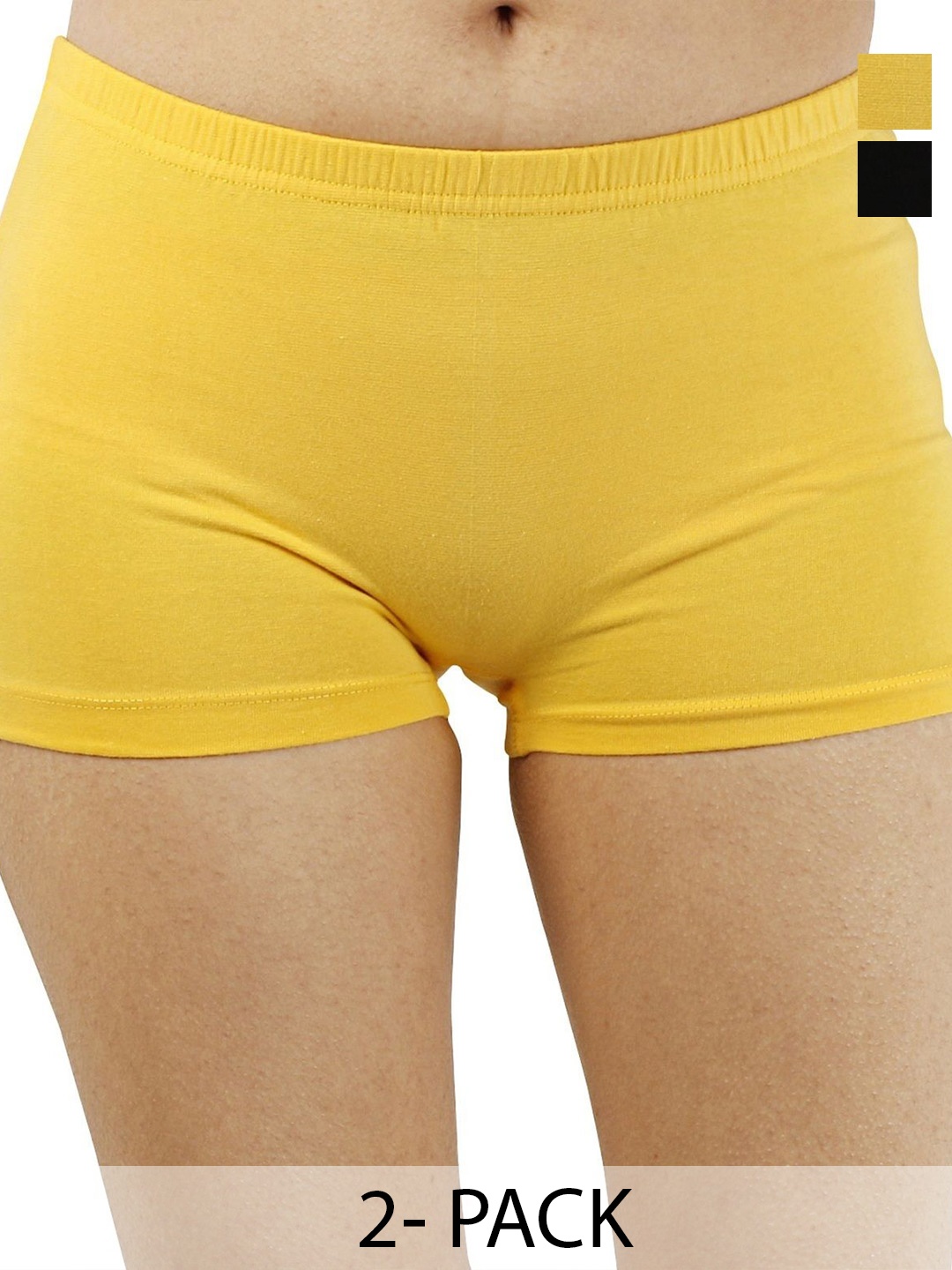 

Diving Deep Pack of 2 Boy Shorts Briefs, Yellow