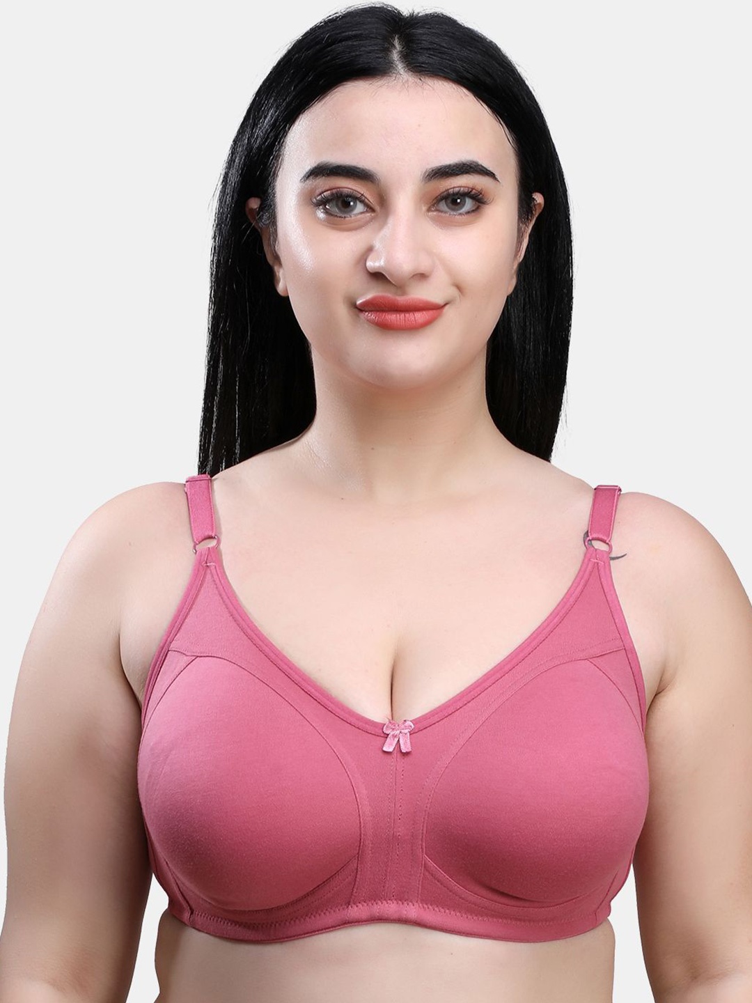 

SKDREAMS Full Coverage No-Sag Bra, Rose