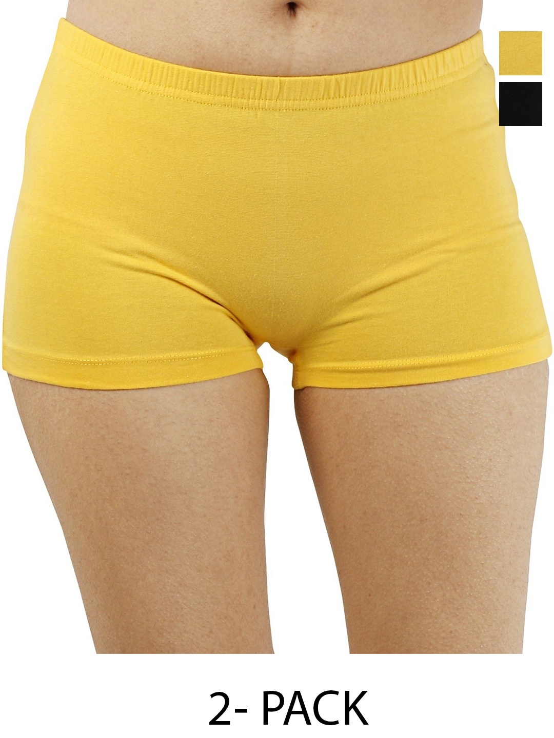 

Diving Deep Pack of 2 Boy Shorts Briefs, Yellow