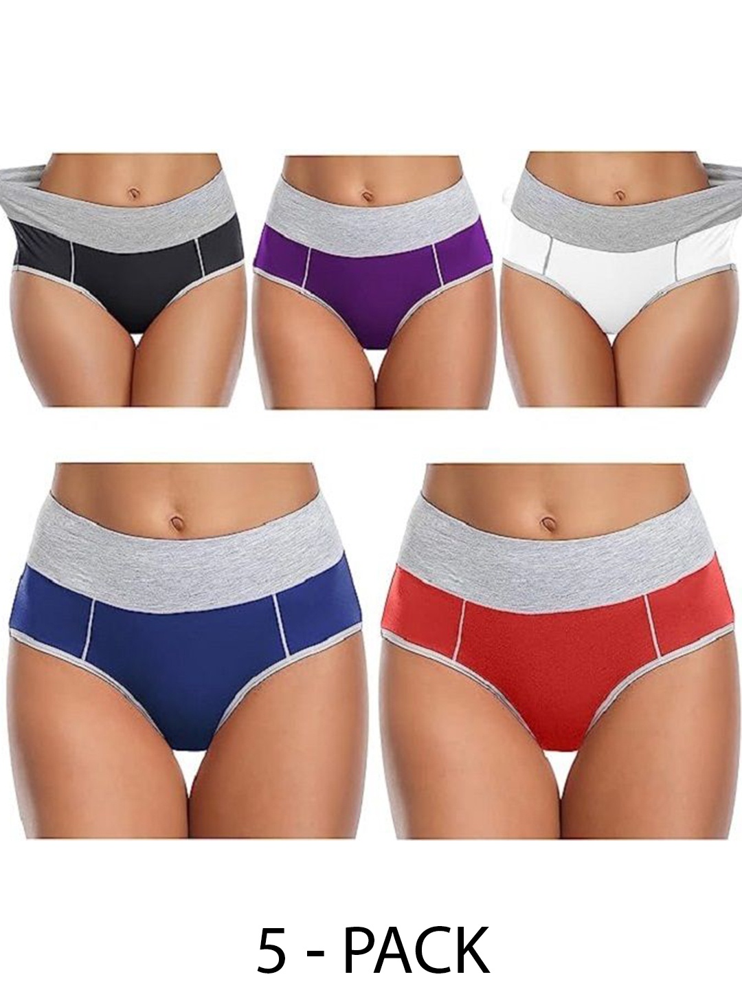 

Diving Deep Pack of 5 Hipster Briefs, Multi