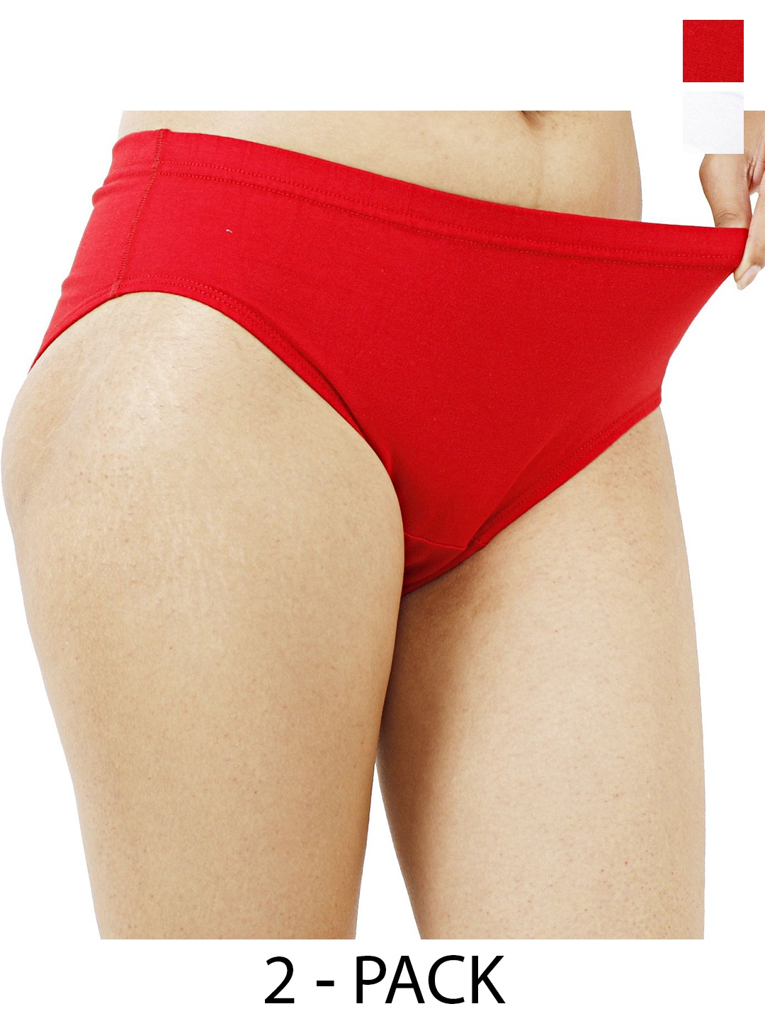 

Diving Deep Pack of 2 Hipster Briefs, Red