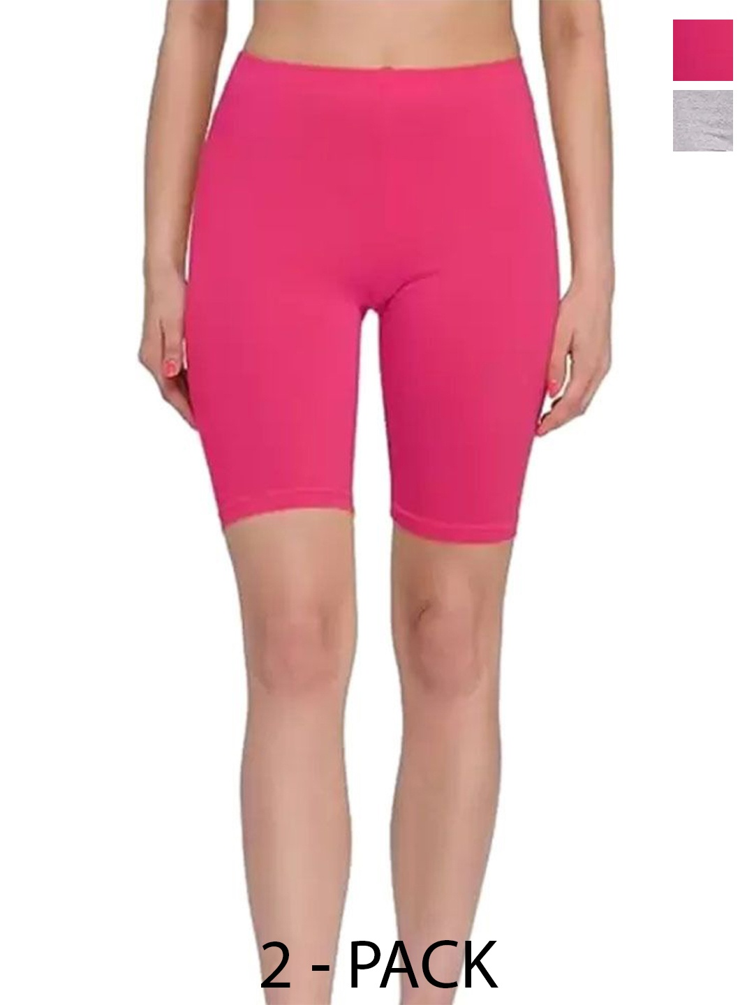 

Diving Deep Women Pack of 2 Boy Shorts Briefs, Pink