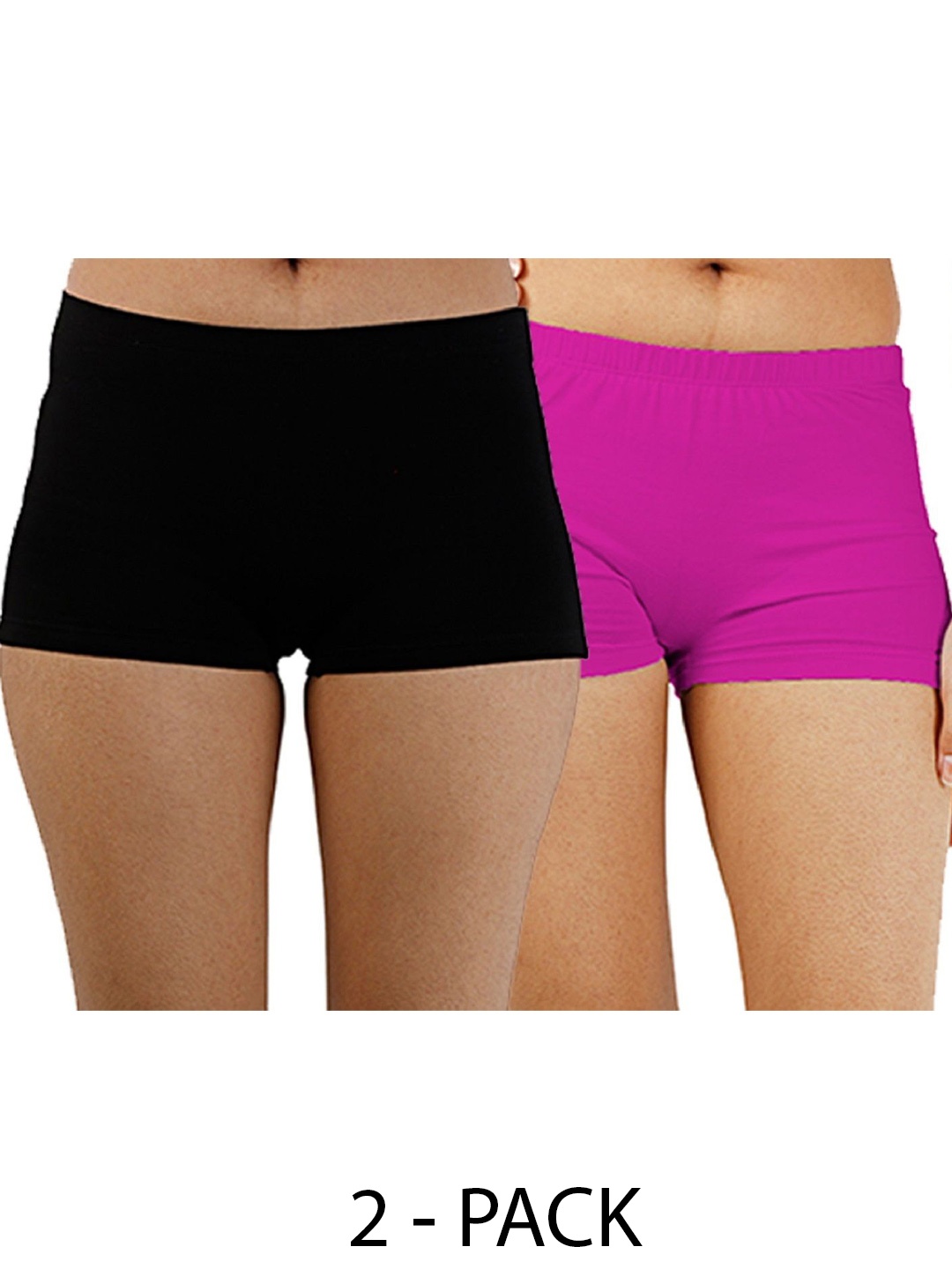 

Diving Deep Women Pack of 2 Cotton Assorted Boy Shorts Briefs
