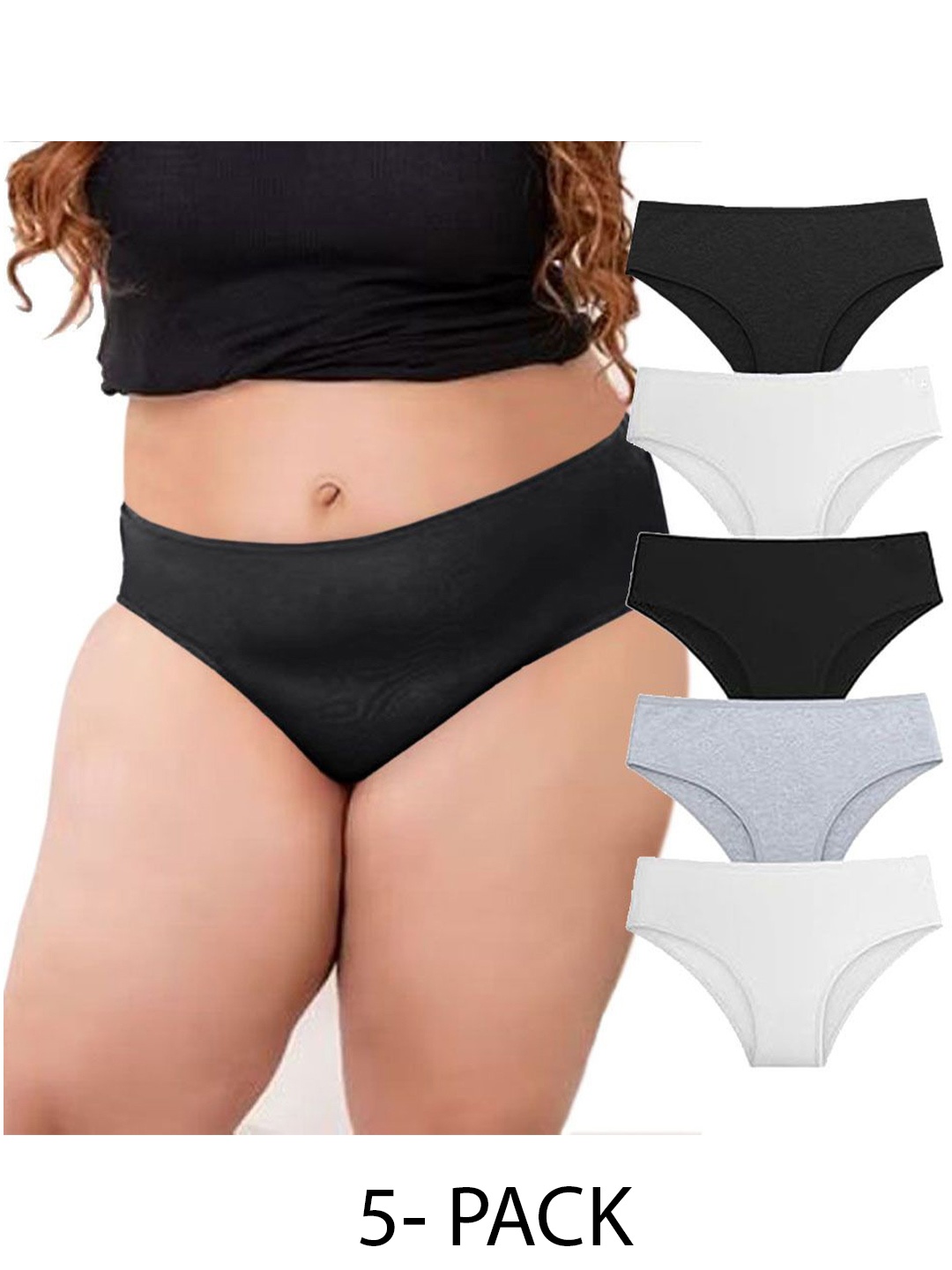 

Diving Deep Pack of 5 Hipster Briefs, Multi