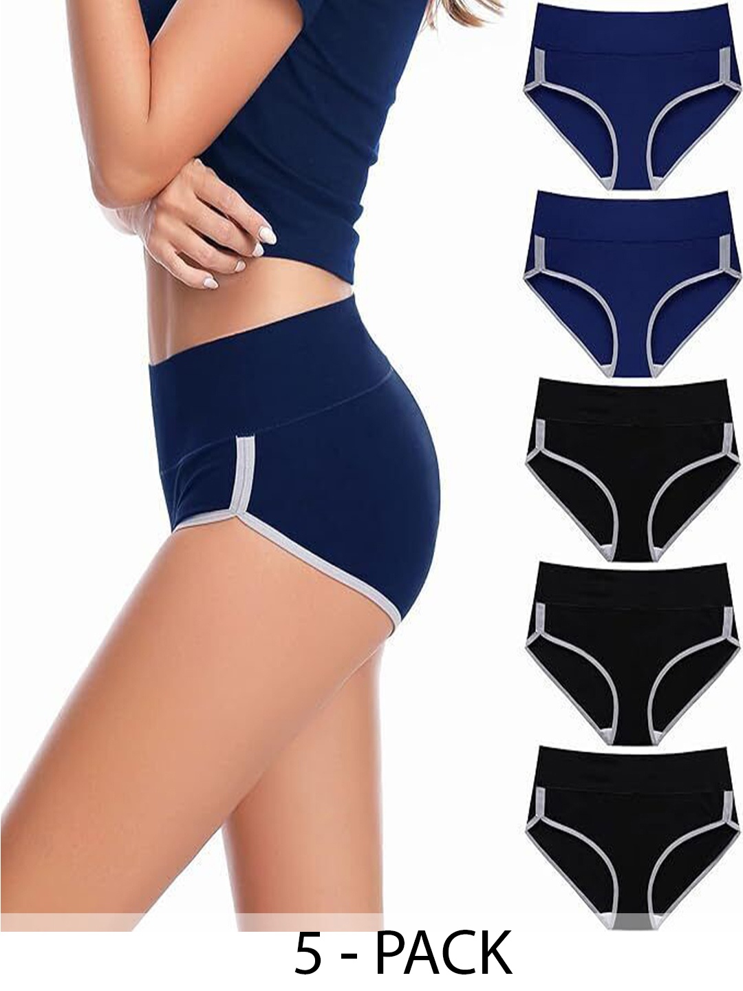 

Diving Deep Pack of 5 Hipster Briefs, Multi