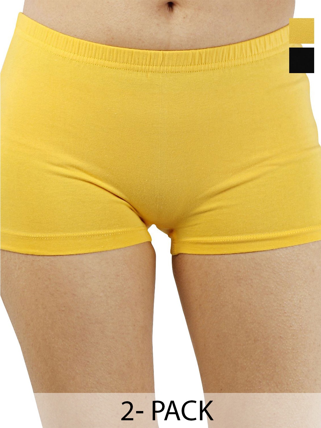 

Diving Deep Pack of 2 Boy Shorts Briefs, Yellow