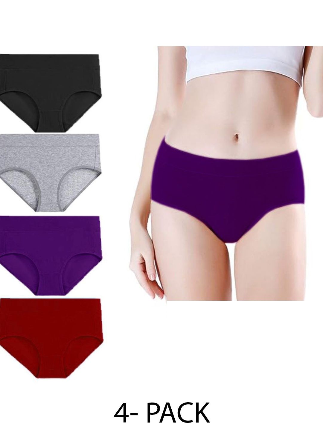 

Diving Deep Pack of 4 Hipster Briefs, Multi