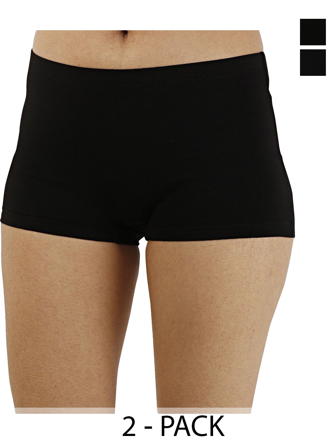 

Diving Deep Pack of 2 Boy Shorts Briefs, Black