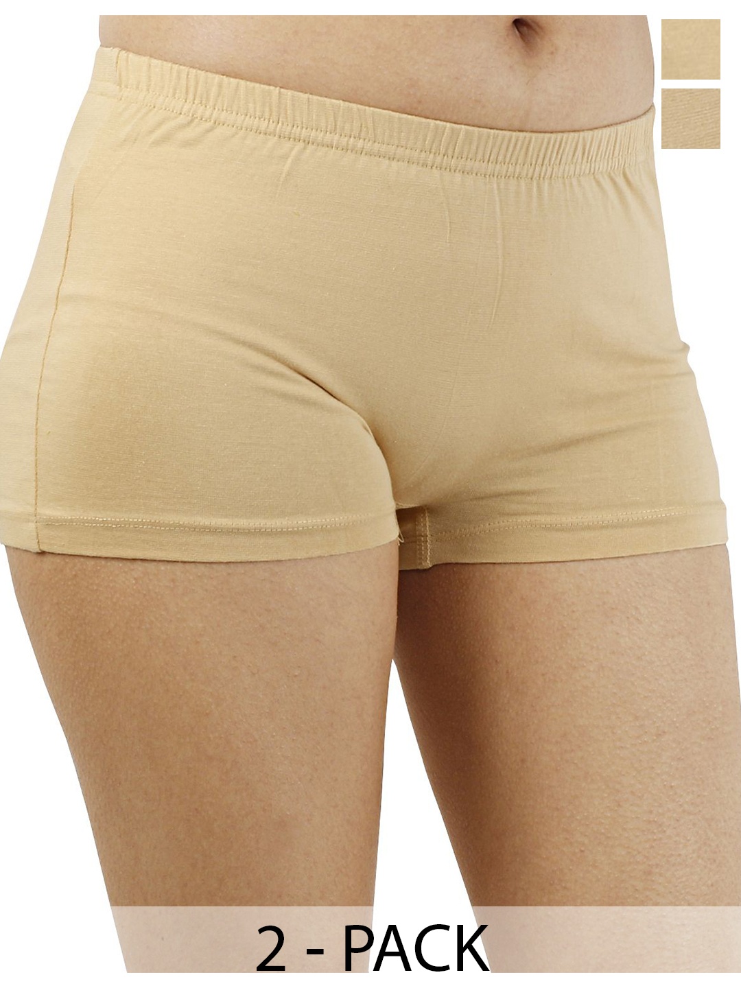 

Diving Deep Pack of 2 Boy Shorts Briefs, Beige