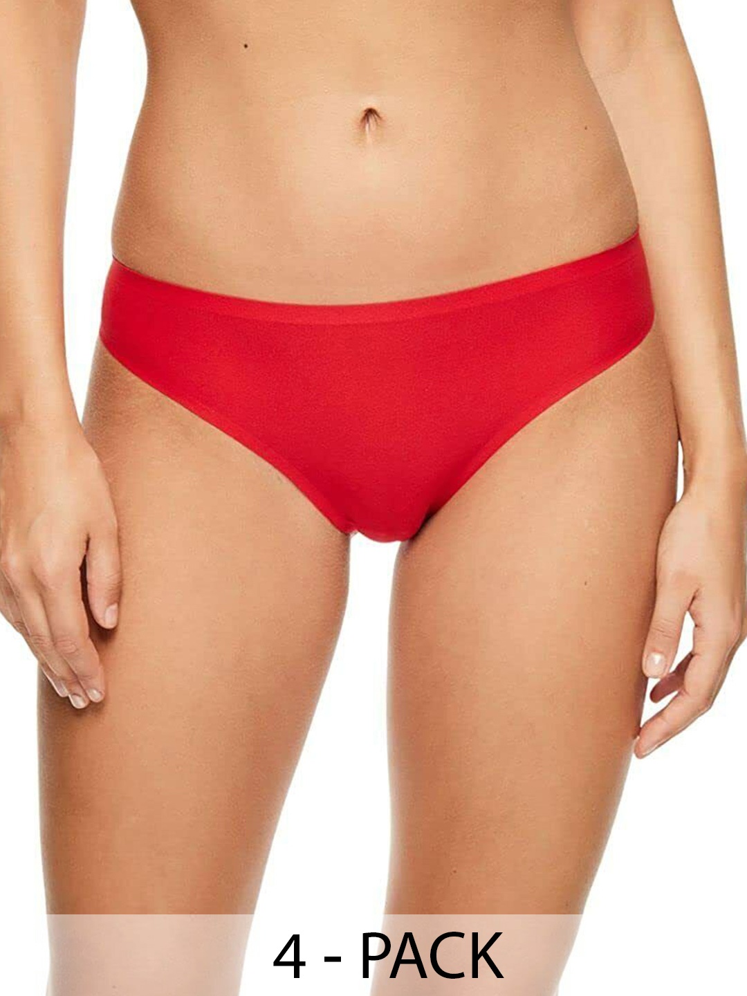 

Diving Deep Pack of 4 Thongs Briefs, Beige