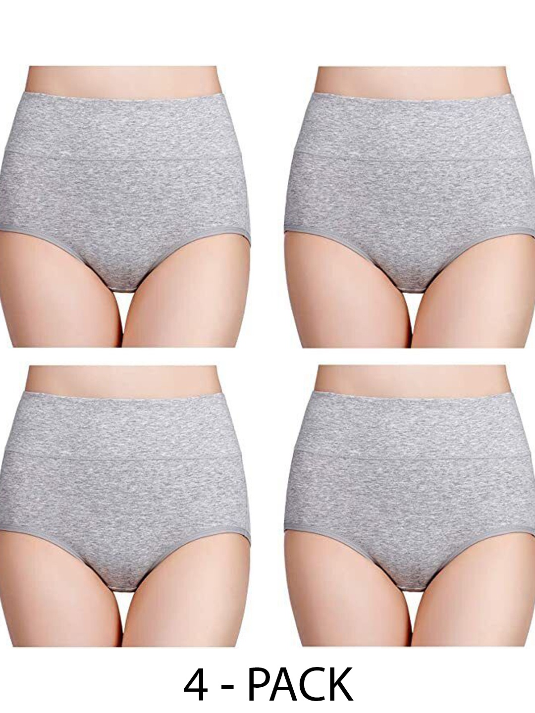 

Diving Deep Pack of 4 Hipster Briefs, Grey