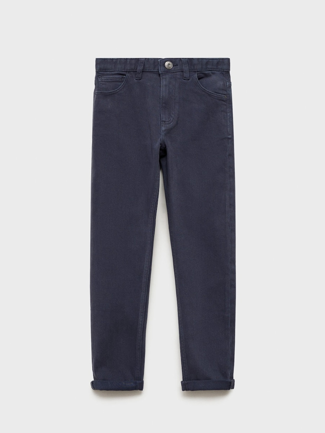

Mango Kids Boys Straight Fit Trousers, Navy blue