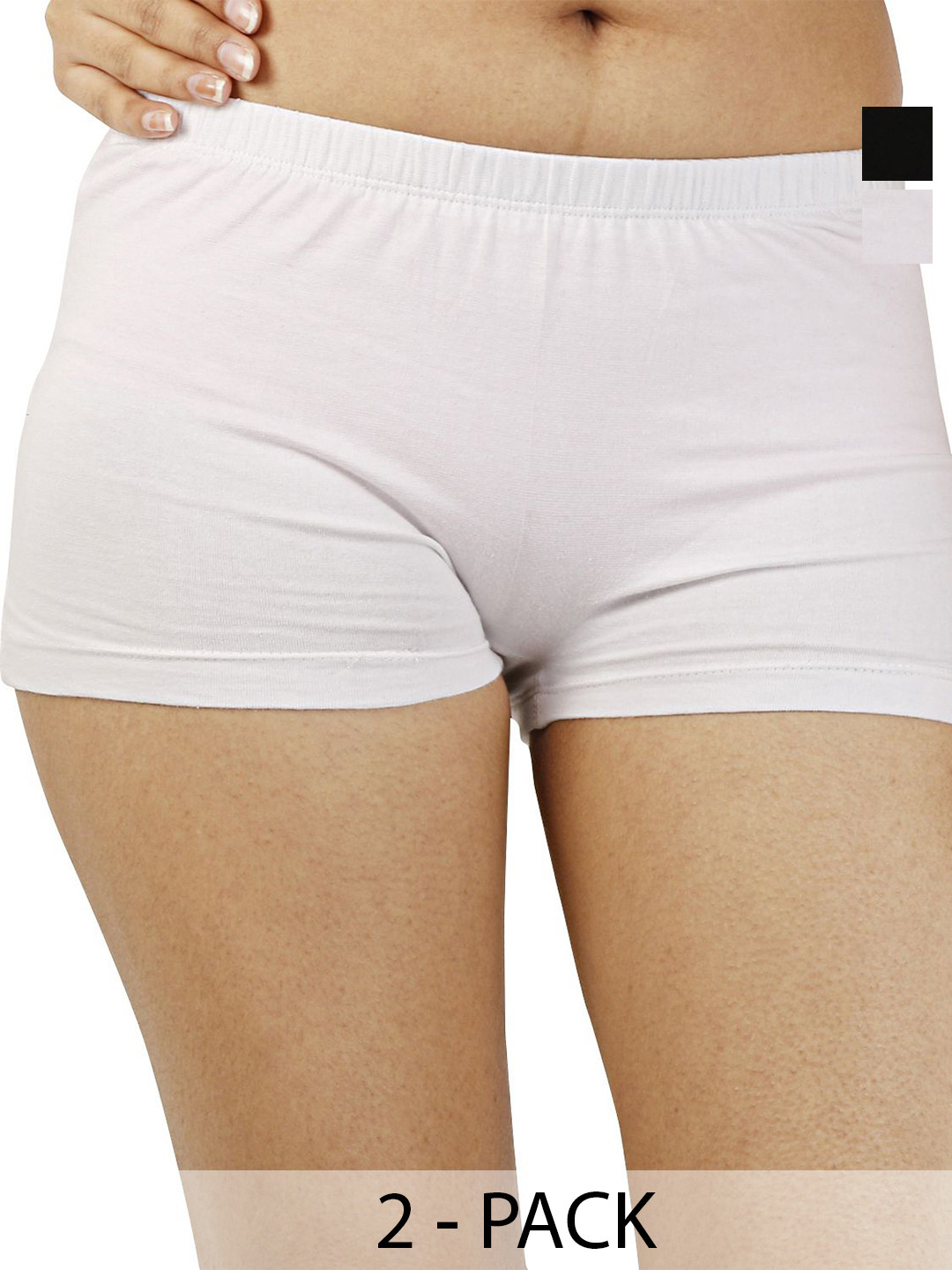 

Diving Deep Women Pack of 2 Boy Shorts Briefs, Assorted