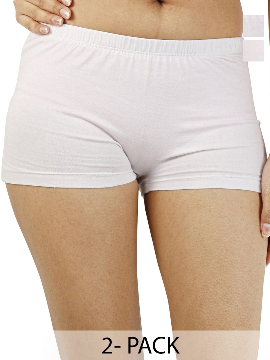 

Diving Deep Pack of 2 Boy Shorts Briefs, White