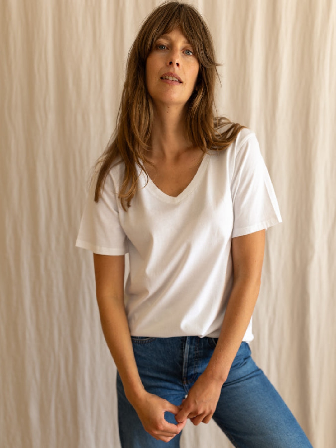 

COLOR CAPITAL Top, White