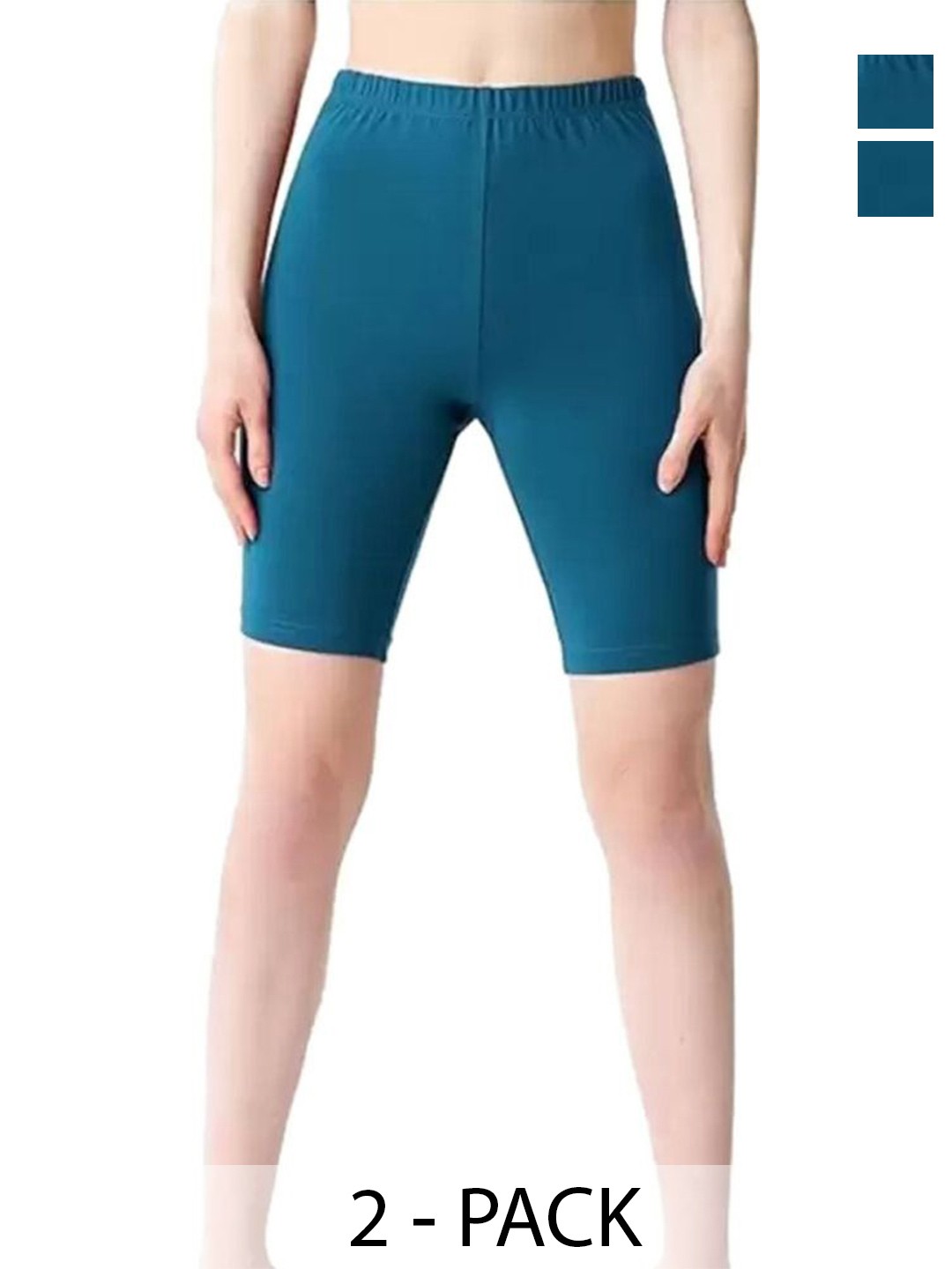 

Diving Deep Women Pack of 2 Cotton Boy Shorts Briefs, Navy blue