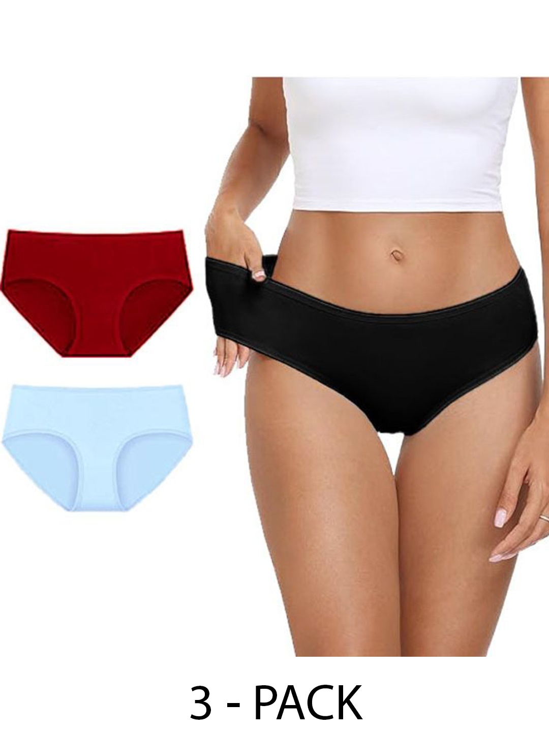 

Diving Deep Pack of 3 Hipster Briefs, Multi