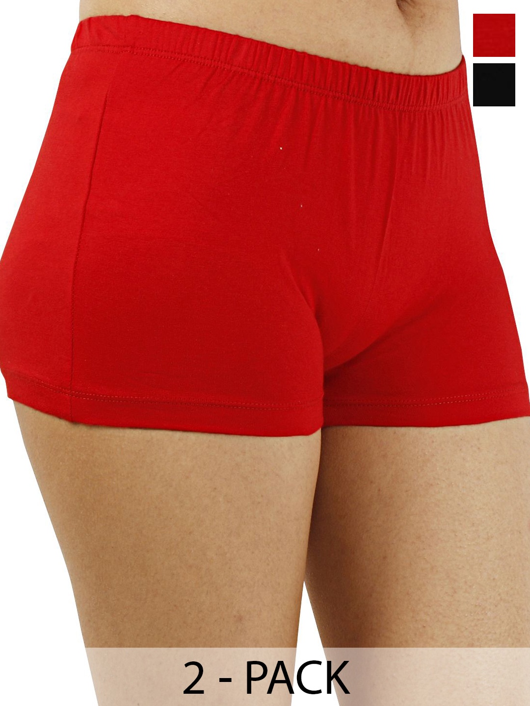 

Diving Deep Pack of 2 Boy Shorts Briefs, Red