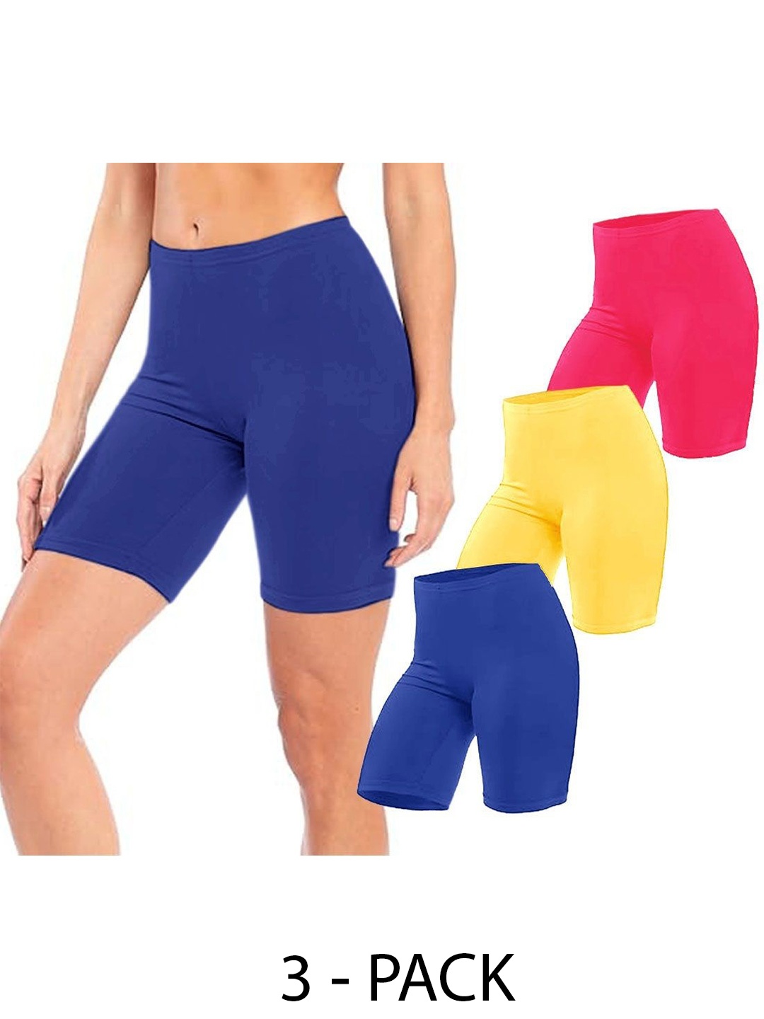 

Diving Deep Women Pack of 3 Cotton Assorted Boy Shorts Briefs