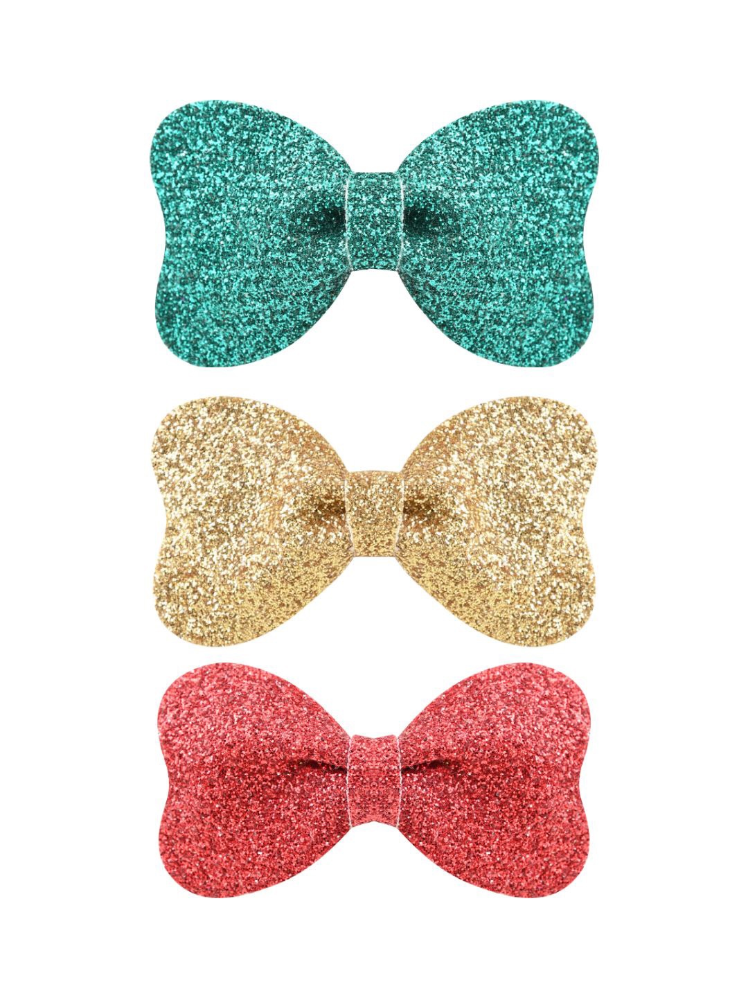 

Aye Candy Girls Set of 3 Embellished Alligator Hair Clip, Red