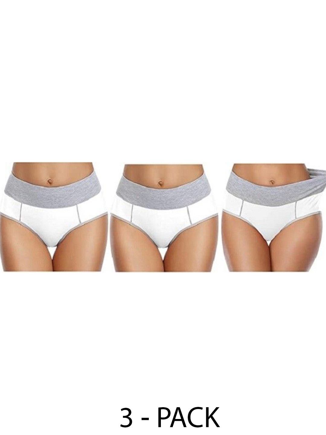 

Diving Deep Women Pack of 3 Cotton Hipster Briefs, Assorted