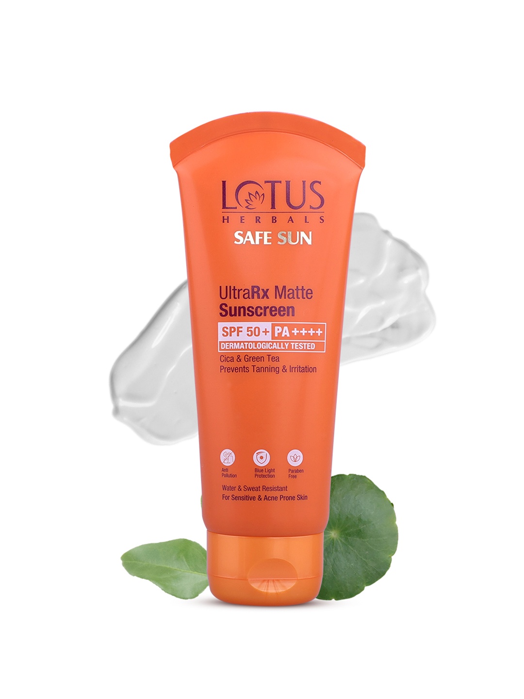 

Lotus Herbals UltraRX Matte Sunscreen SPF 50+ PA++++ for Sensitive & Acne Prone Skin - 50g, Orange