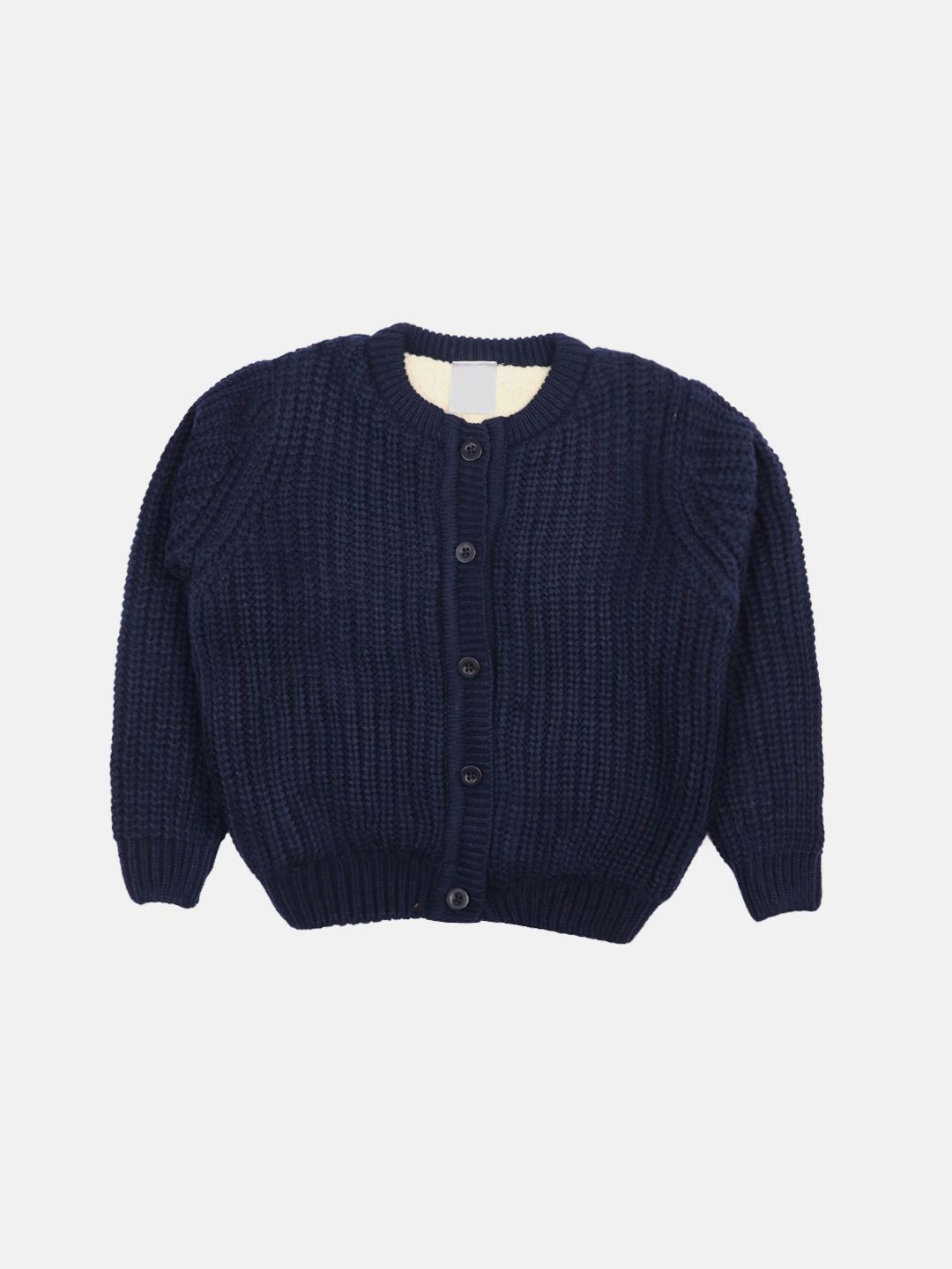 

CHKOKKO Boys Woollen Cardigan, Navy blue