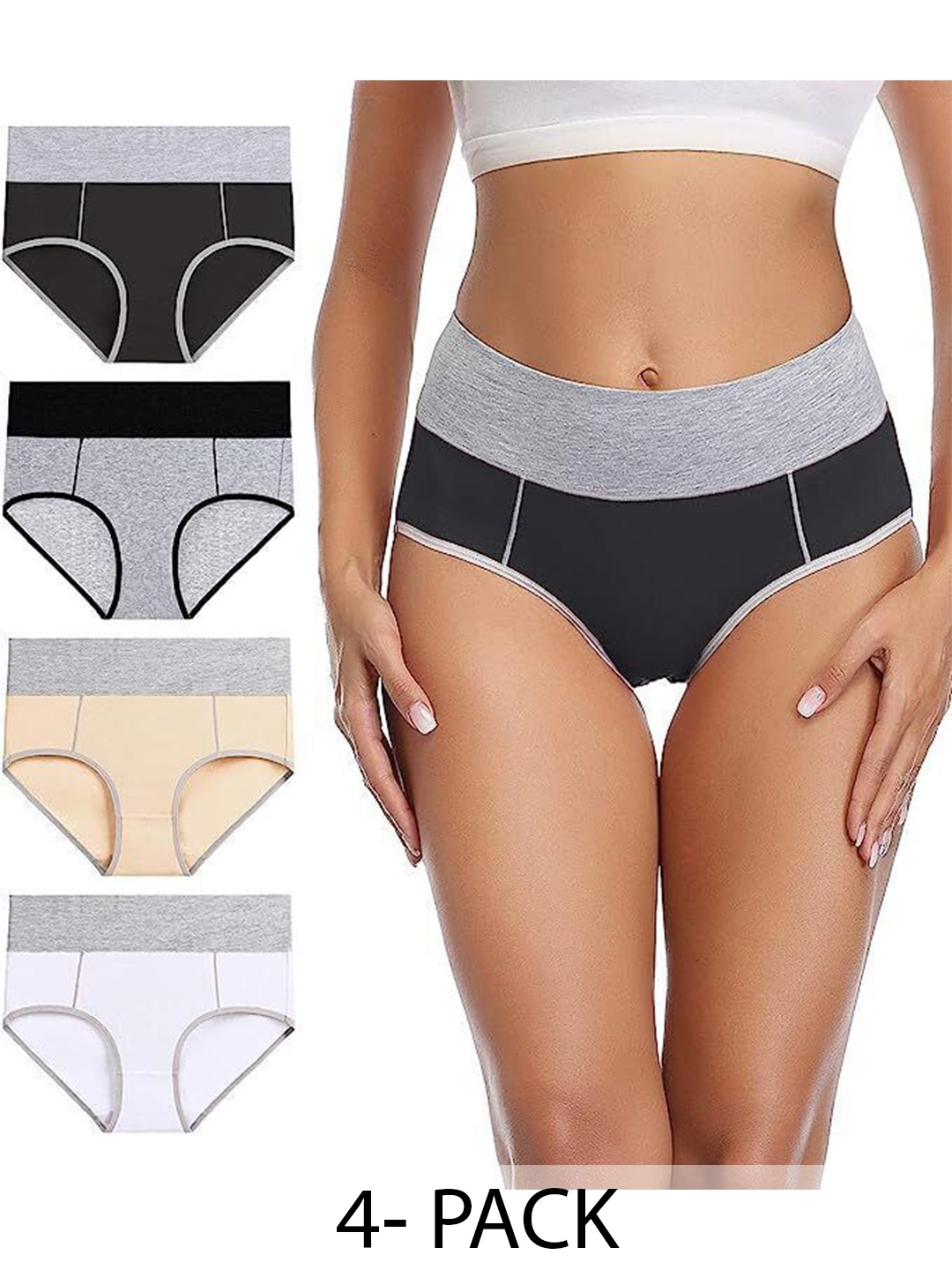 

Diving Deep Pack of 4 Hipster Briefs, Multi