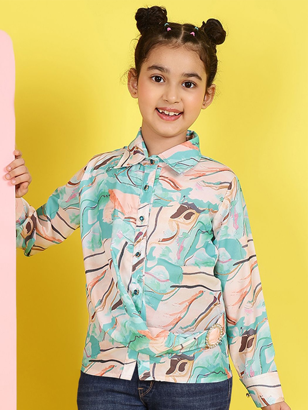 

BAESD Print Top, Green