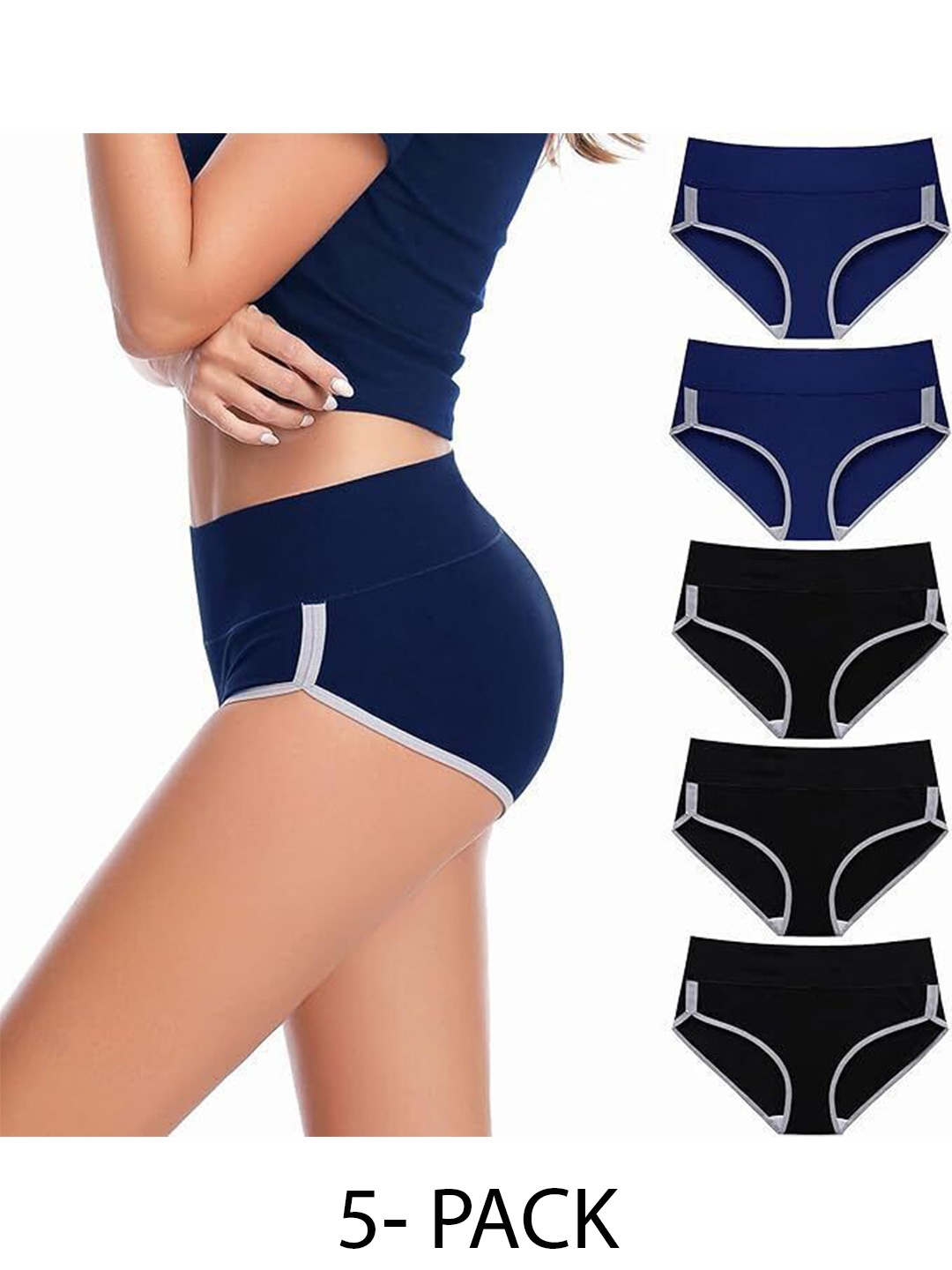 

Diving Deep Pack of 5 Hipster Briefs, Assorted
