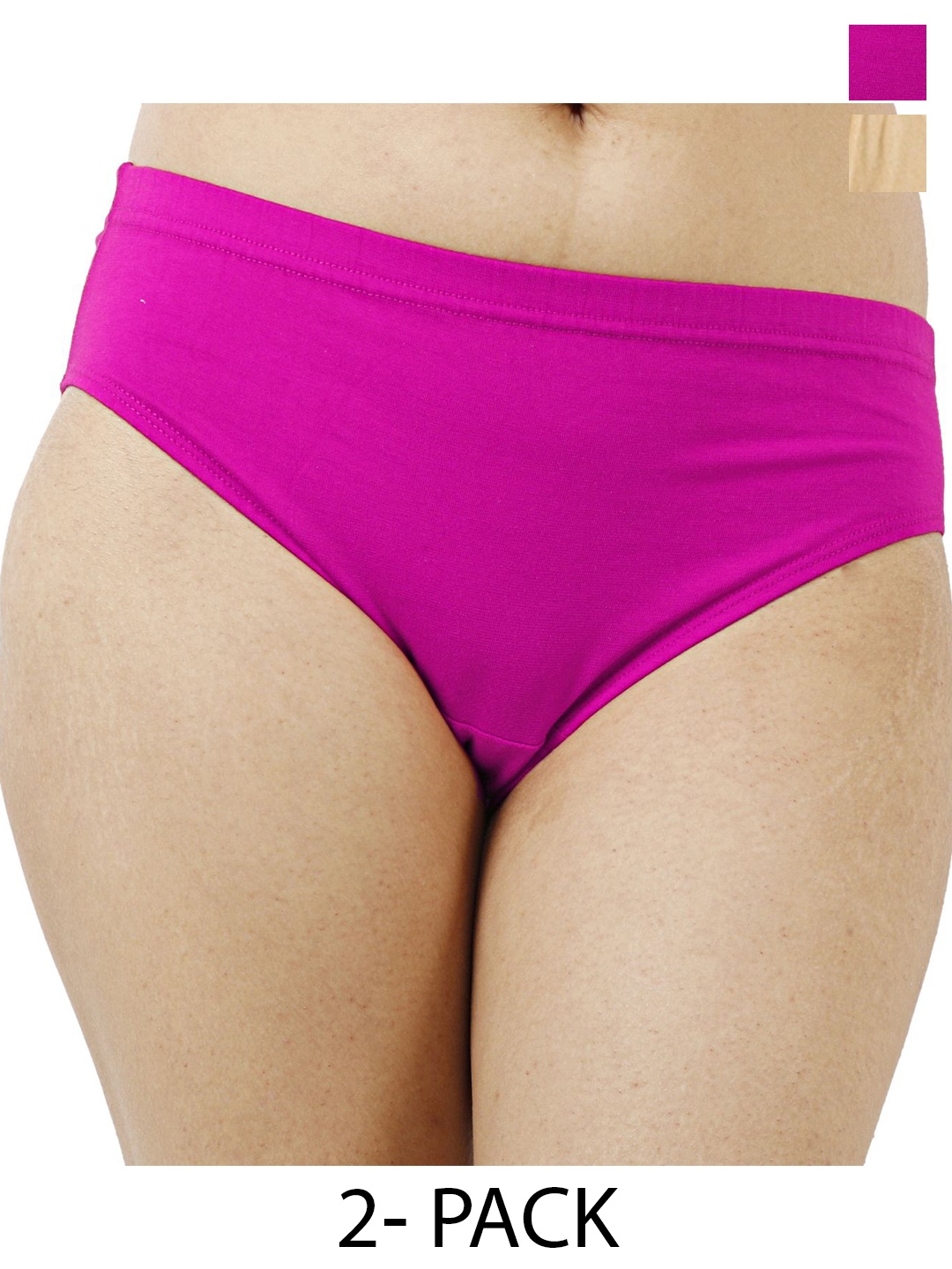 

Diving Deep Women Pack Of 2 Cotton Hipster Briefs, Purple